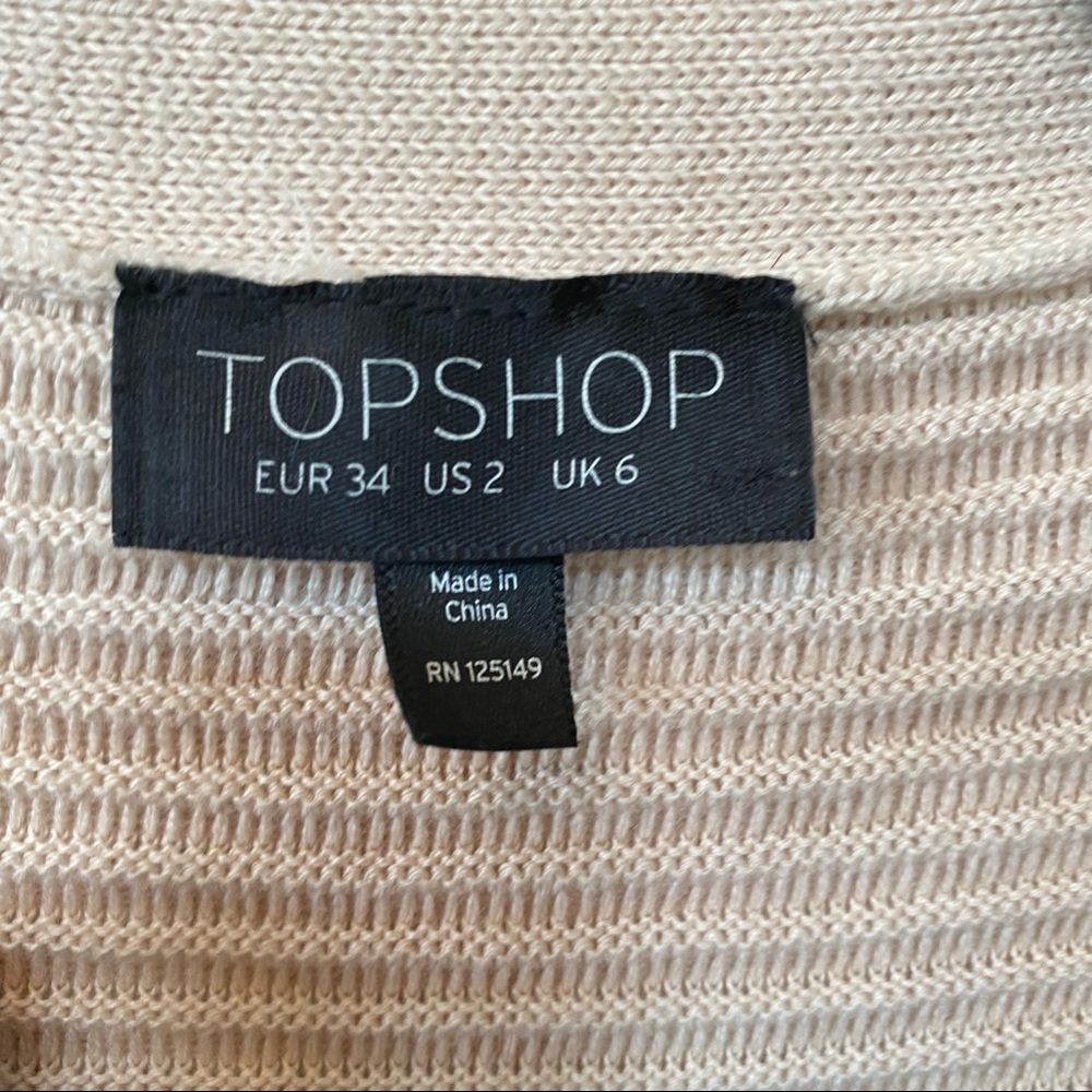 Topshop Ribbed Cardigan - Picture 4 of 4